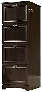 Bowery Hill Wood Lateral File Cabinet in Cinnamon Cherry with 4 Drawers